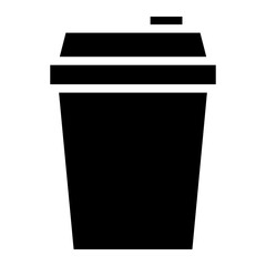Coffee cup icon. Coffee paper cup icon
