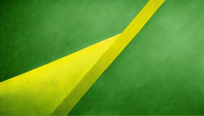 green background with yellow stripe - obrazy, fototapety, plakaty