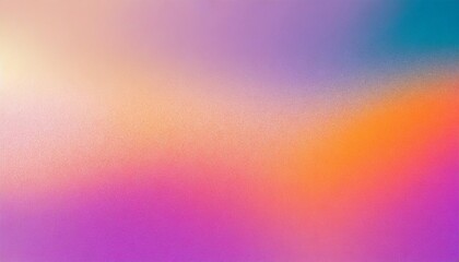 abstract pastel purple pink and orange blurred grainy gradient background texture colorful digital grain soft noise effect pattern lo fi multicolor vintage retro design - obrazy, fototapety, plakaty