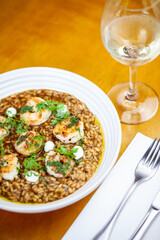 Arroz Caldoso de Camarão com Gremolata
Shrimp Stew Rice with Gremolata
