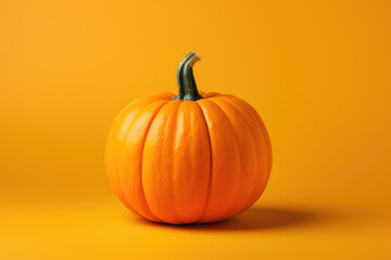 Obraz premium Pumpkin, orange isolated background