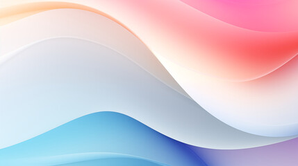 Obraz premium wavy gradient color background