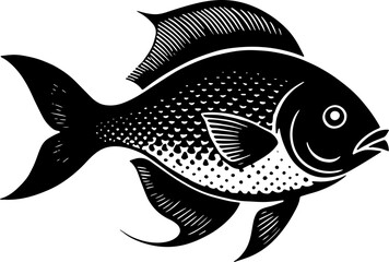  Fish icon isolated on white background
