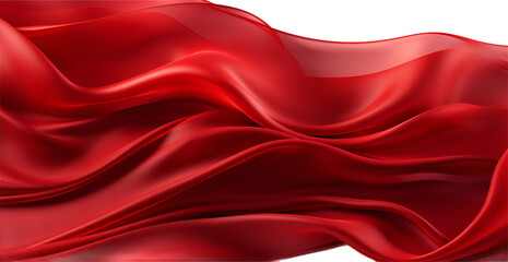 red silk fabric