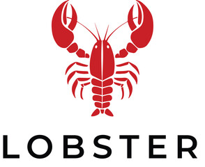 lobster logo, Prawn Shrimp Lobster Claw Seafood Logo Design Inspiration, red lobster, vector