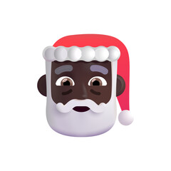 Santa Claus : Dark Skin Tone