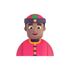 Person with Skullcap : Medium Skin Tone