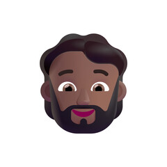 Person: Beard :Medium-Dark Skin Tone