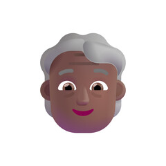  Older Person : Medium-Dark Skin Tone