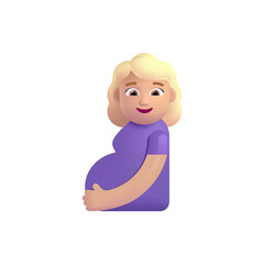 Pregnant Woman :Medium-Light Skin Tone=