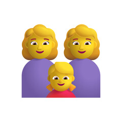 Family: Woman, Woman, Girl 