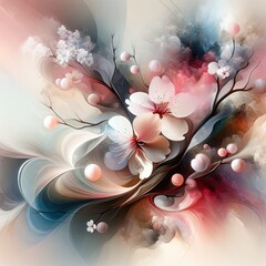 Blossoming Dreams: Artistic Cherry Bloom