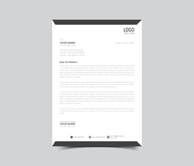corporate company business letterhead template design