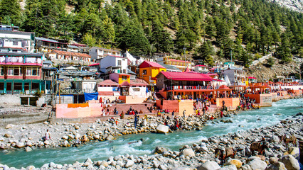 Gangotri Temple the origin of the River Ganges and seat of the goddess Ganga