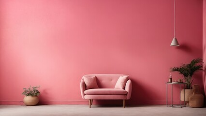 pink wall texture painting background