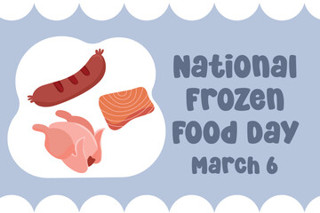 For the ultimate National Frozen Food Day celebration, use this vector image.