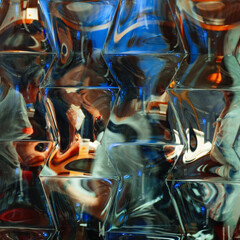 キュビズムのようなガラス窓