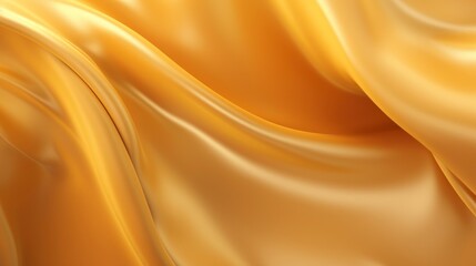 Fototapeta premium Golden satin texture background, soft focus.