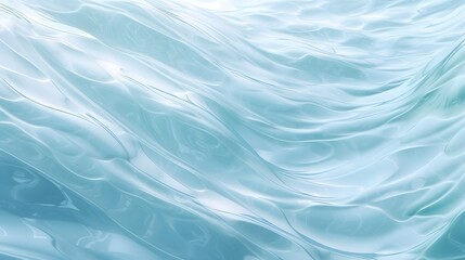 Fototapeta na wymiar White water wave light surface overlay background. 3d clear ocean surface pattern with reflection effect backdrop. Marble desaturated texture. Sunny aqua ripple movement with shiny refraction