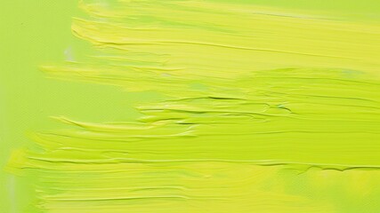 鮮やかな黄緑色の油絵背景_2 - obrazy, fototapety, plakaty