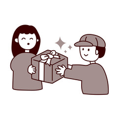 プレゼント受け取り