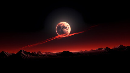 Space galaxy background, 3D illustration of nebulae in the universe