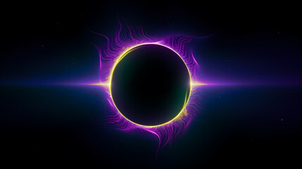 Space galaxy background, 3D illustration of nebulae in the universe