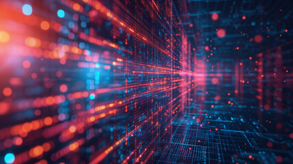 Fototapeta premium Cloud, Computing, Digital, Transformation, Data, Security, Technology, Evolution