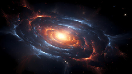 Cosmic illustration showing vibrant cosmic background