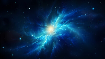 Cosmic illustration showing vibrant cosmic background