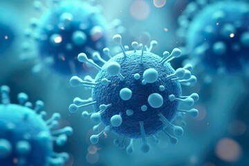 ilustration of a virus