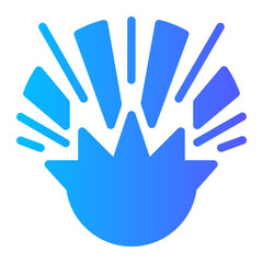 explosive gradient icon