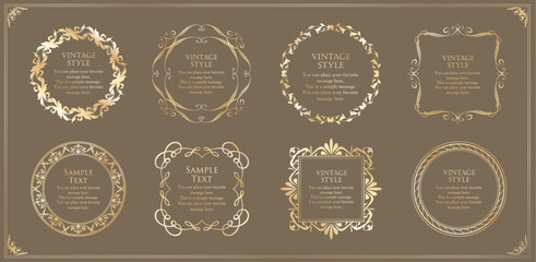 オシャレなアンティークフレーム