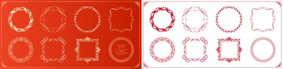 オシャレなアンティークフレーム