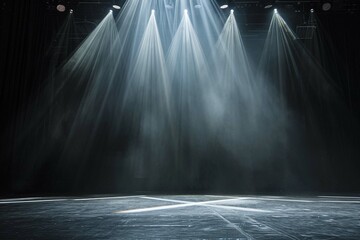 Contemporary dance stage light background