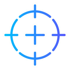 center of gravity gradient icon