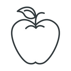 Apple icon vector on trendy design