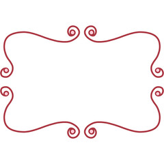 princess frame. Wreath ring border. Isolated with transparent background