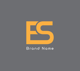 ES letter Logo. 
Modern logo.
EPS file.
Editable Color.
CMYK Color mode.
Free Font used.
Easy To Download.
