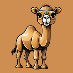 vector of camel, islam event element design