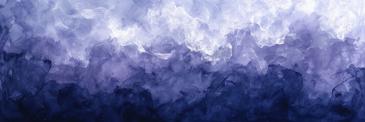 Ink on Paper Artwork in the Style of Crosshatching - White and Dark Purple Atmospheric Clouds stylized by Scratched Line Brushwork - Moody Ink Clouds Wallpaper created with Generative AI Technology - obrazy, fototapety, plakaty