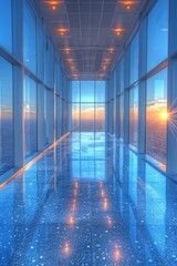 Fototapeta premium inside_view_from_the_70th_floor_at_sears_sky