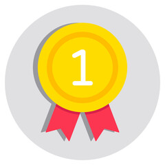 Perfect design icon of position badge 