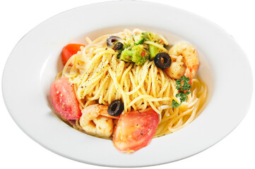 pasta isolated on white background
