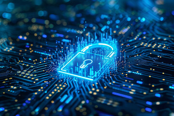 Fototapeta premium Cybersecurity