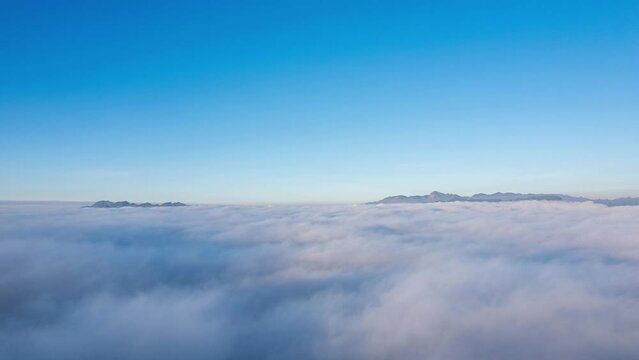 landscape with fog