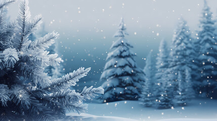 Obraz premium Snowflake background, winter cold texture frozen icy illustration snow frost