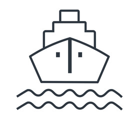 Ship Transportation Symbol
