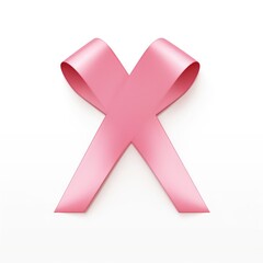 Obraz premium pink ribbon and cross