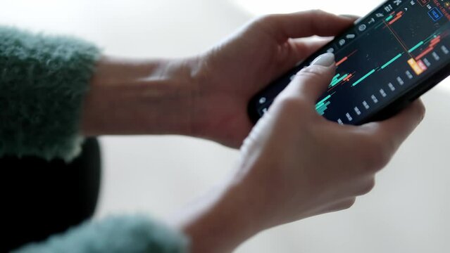 Online financial trading chart diagram . Graph crypto currency	